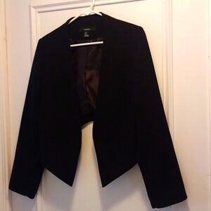Forever 21 Black Crop Blazer